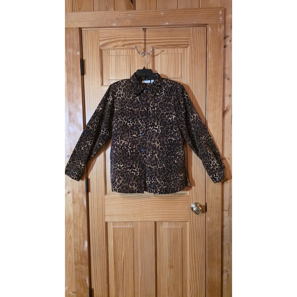 Susan Geaver Leopard Print Blouse